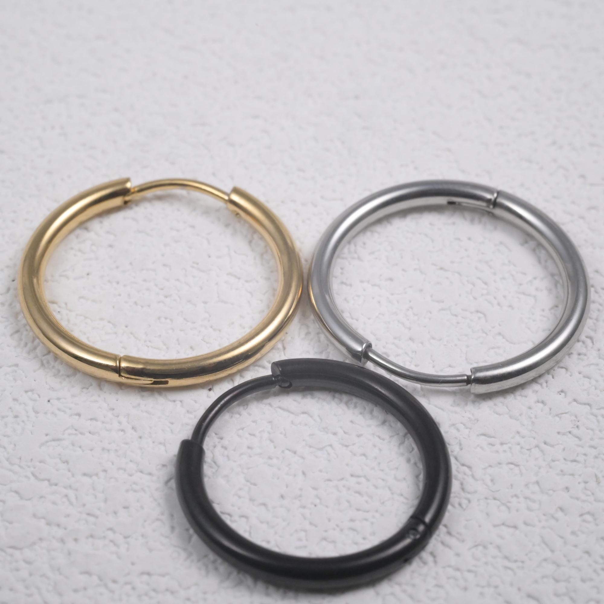 Hoop Earrings Stainless Steel