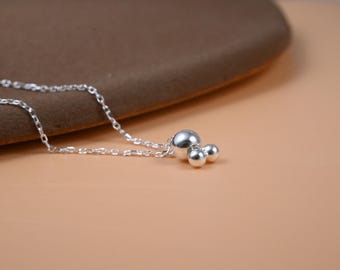 Sterling Silver Adjustable Cable Bracelet Chain with Stopper Bead