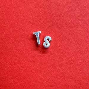 Cuentas iniciales de plata esterlina, cuentas con letras, colgantes del alfabeto, cuentas para pulseras, cuentas pequeñas, fabricación de joyas, suministros para hacer pulseras de bricolaje