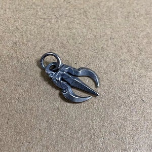 Sterling Silver Trident Pendant, Trident Necklace, Greek Sculpture, Poseidon Trident Necklace, Neptune Trident Necklace, Poseidon Jewelry