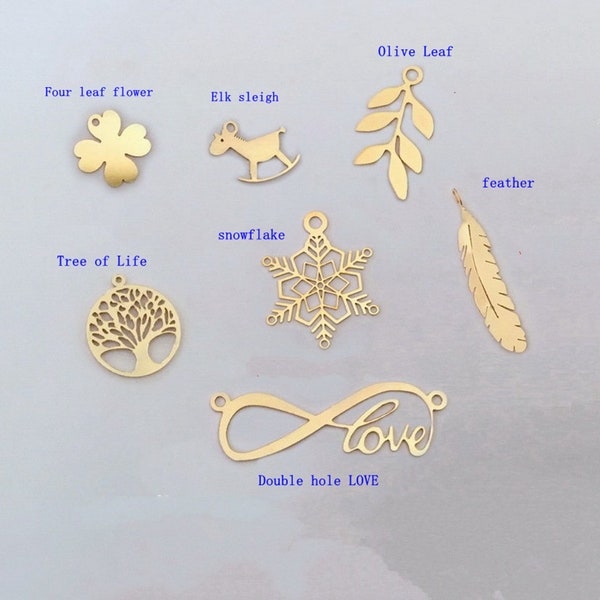 Charm arbre de vie en or 14 carats, breloques en forme d'arbre rond rempli d'or pour la fabrication de bijoux, breloques pour bracelet, breloques pour boucles d'oreilles