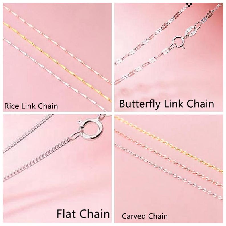 Sterling Silver O Ring Necklace Chain, Rhodium/gold/rose Gold Plated - Etsy