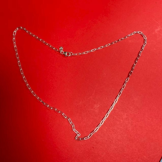 Collana con catena a forma di popcorn italiana in argento sterling 925 massiccio, maglia a ghirlanda, catena coreana da donna, catena con ciondolo a strati, regalo di gioielli per lei - Italia