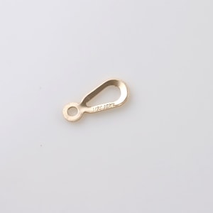 14K Gold Filled Hollow Gourd Quality Tag, Gourd Quality Tag, Gold Filled Gourd Quality Tags, Chain Extender Quality Tag For Jewelry Making