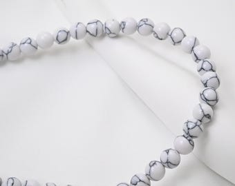 Perline Rotonde Di Turchese Naturale Da 4 Mm, Grado AAA - Foto 4