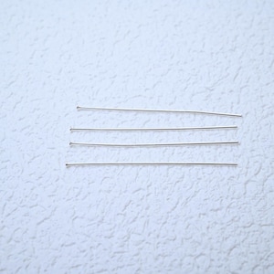 10pcs 14K Gold Plated Eye Pin Headpins, Gold Tone T-pin, Gold Plated Eyepin for Jewelry Making thickness 0.6mm 0.7mm length 30mm 40mm 50mm