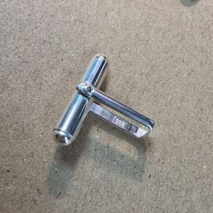 Sterling Silver Flat Cufflink, 925 Silver Cufflink, Plain Cuff Link Back, Cufflink Blank, Cufflink Finding for Jewelry Making