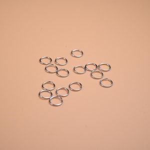 100 stuks sterlingzilveren open ringetjes, 925 zilveren sieradenbenodigdheden