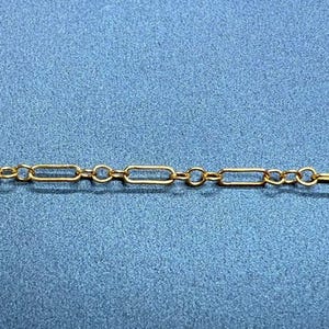 1 Meter 14K Gold Filled Figaro Chain, Bulk Figaro Chain, Gold Filled Figaro Necklace Chain, Figaro Chain for Jewelry Making, 1.68mm