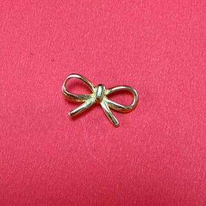 Sterling Silver Bow Beads, Bowknot Bead, Bowtie Bead, Girly Bead, Butterfly Bow Bead, Bracelet Spacer, Bow tie Bead, Cute Bow Bead 12mm