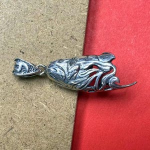 S925 Sterling Silver Animal Tooth Pendant  Setting, Wolf Head Tooth Pendant Necklace, Wolf Tooth Necklace, Animal Necklace, Necklace for Men