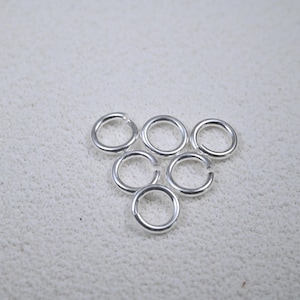 40 stuks sterlingzilveren open ringetjes, 2,5-10 mm, benodigdheden voor het maken van sieraden