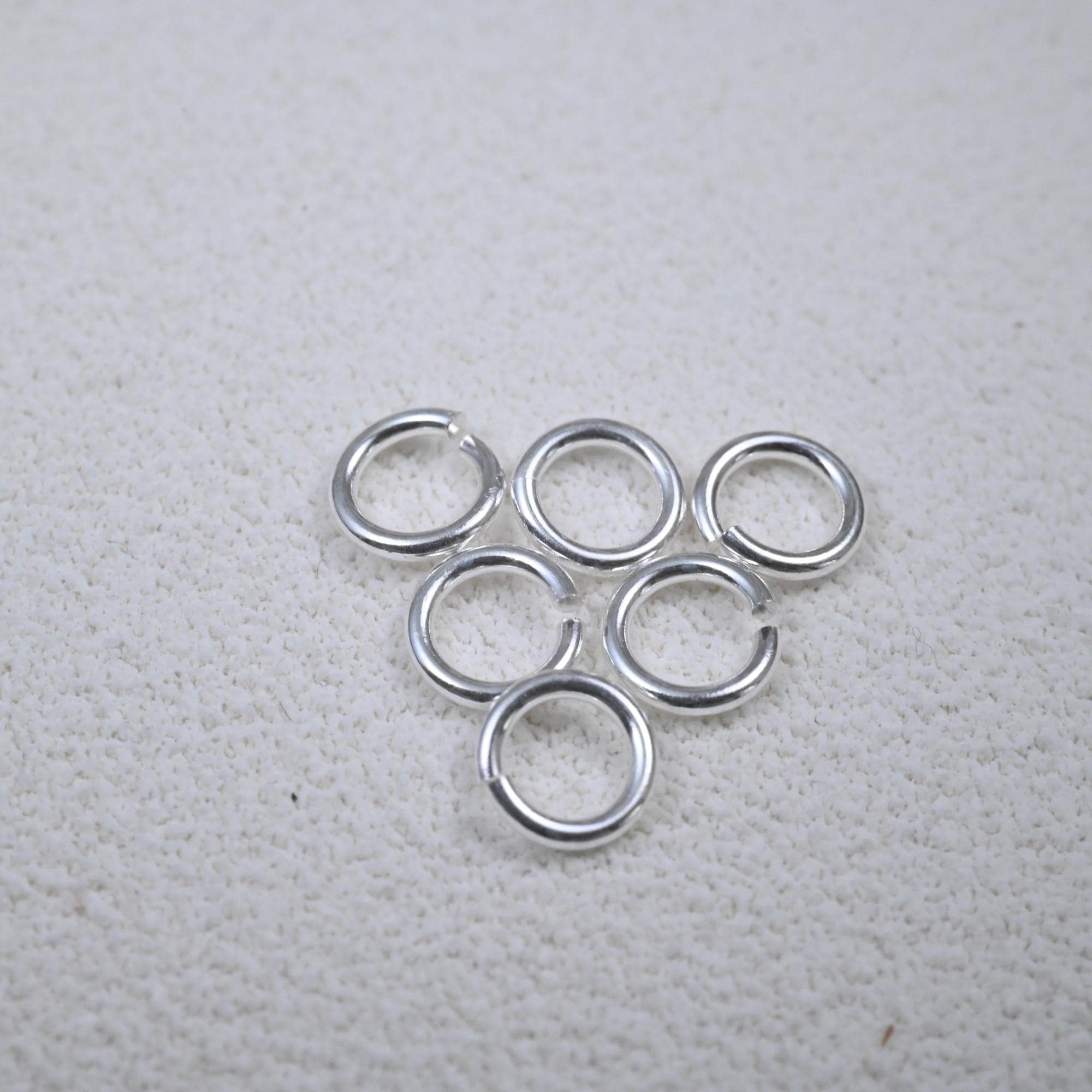 My-Bead 20 pezzi Anelli Aperti di Salto 2mm Argento 925 24ct dorato Anelli per Fai da Te d'oro DIY