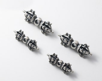 Sterling Silver Chef Noodle Bowl Charm Bead — For 3mm European Charm Bracelets & Necklaces