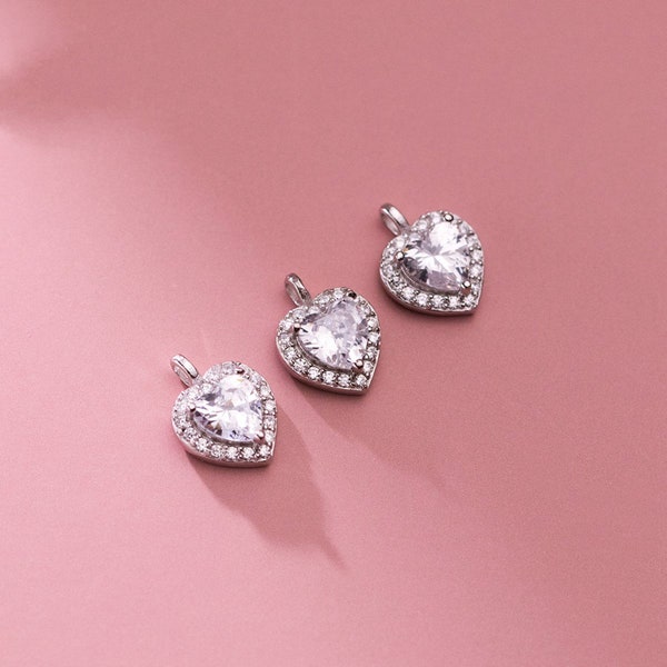 Sterling Silver Love Charm Etsy