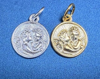 2pcs Sterling Silver Baby Angel Charm Pendant, Guardian Jewelry