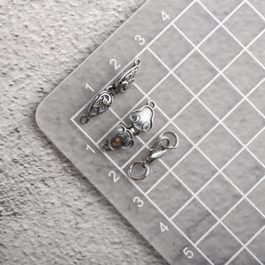 Sterling Silver Hook Clasp, Thai Silver, Necklace Connector image 6