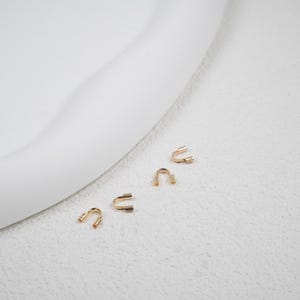 Cosses cosses en acier inoxydable, protège-fils pour accessoires de bijouterie