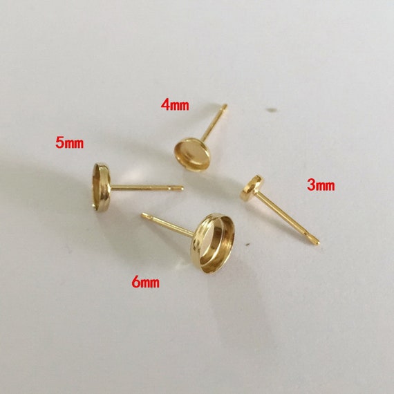 Earring studs with long posts clearance