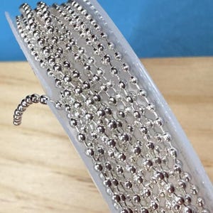 14K Gold Plated Bead Chain, Rectangular Smooth Chain, Unfinished Necklace (2 meter)