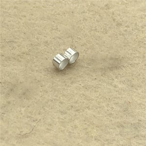 Sterling Silver Double Hole Beads, Tube Bead, Plain Bead, Smooth Bead, Connector Bead, Bracelet Spacer, Craft Bead, Tribal Bead,Vintage Bead