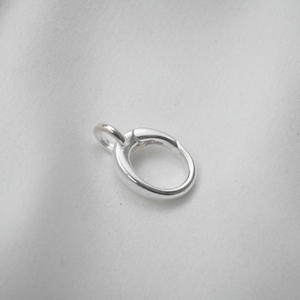 Sterling Silver Oval Lobster Clasp, Necklace and Bracelet Clasp