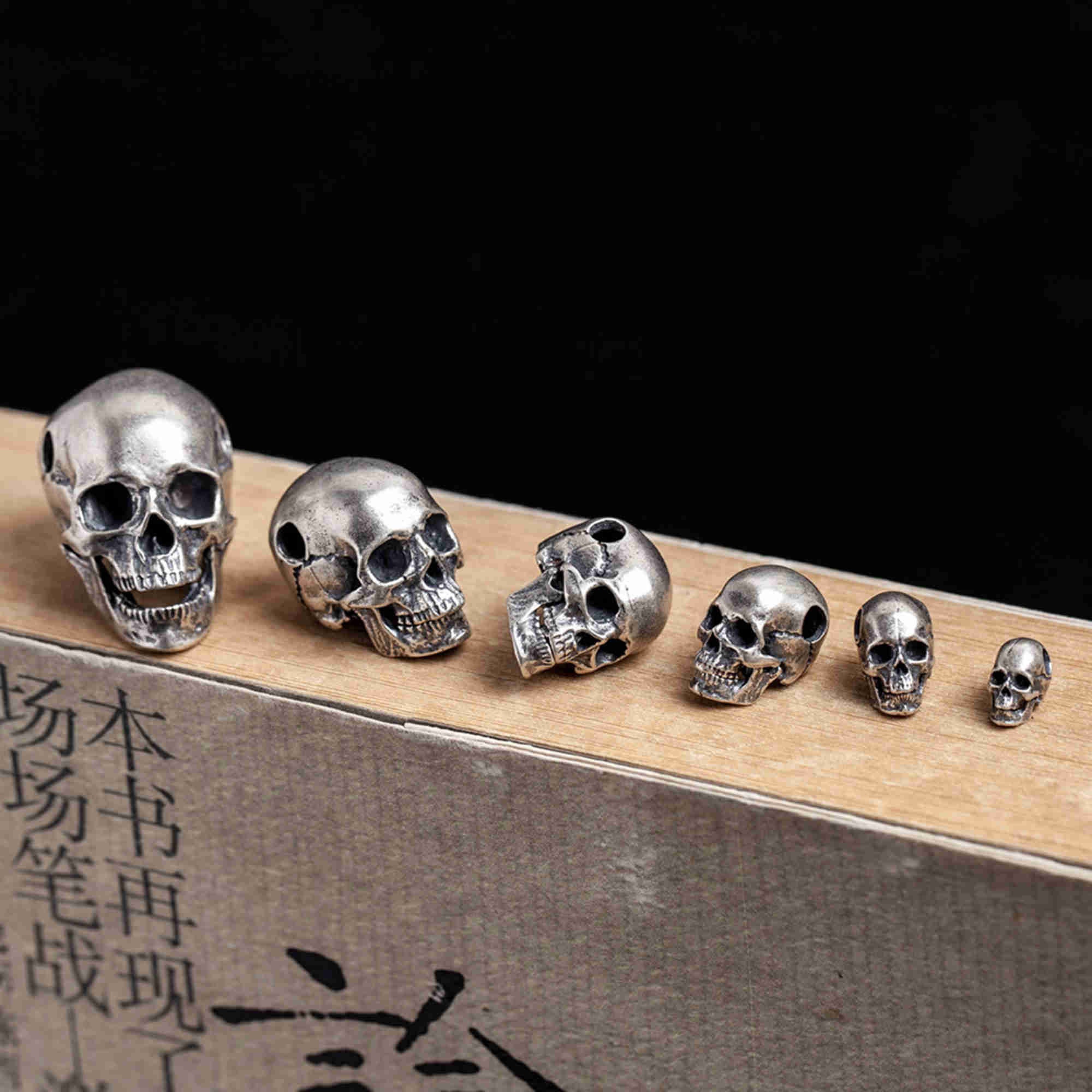 Gaboratory SKULL ビーズ(SPACER) Amazon.com: QTMY 4mm Hole