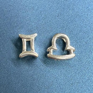 Contas do Zodíaco de Prata Esterlina, Contas de Pulseira de Prata Áries Touro Gêmeos Câncer Leão Virgem Libra Escorpião Sagitário Capricórnio Aquário Peixes