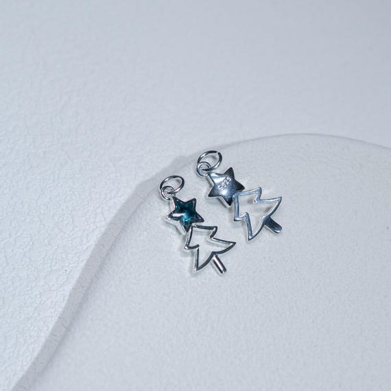 Breloque médaille étoile 15 mm en Argent 925 x1 - Perles & Co