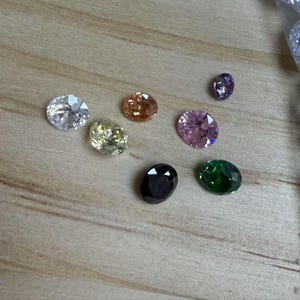 Machine Cut 3A Quality Cz Stone, Bezel Round Drops Stone, Round Colorful Zirconias, Simulated Diamond Loose Stones,Faceted Diamond with Hole