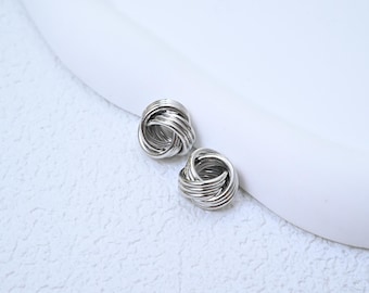 14K Gold Plated Brass Knot Bead, Jewelry Spacer