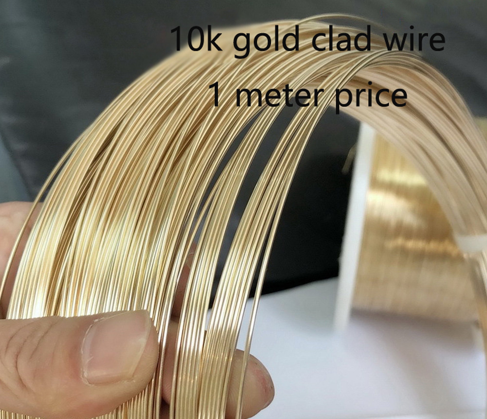 20-30 gauge (0.25--0.8mm) Half Hard 14k Gold Filled Wire