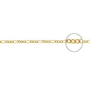 1 meter 14K Gold Filled Figaro Chain Footage, Gold Filled Bulk Chains, Unfinished Chains, Bulk Necklace Chain for DIY Jewelry Making, 1.5mm