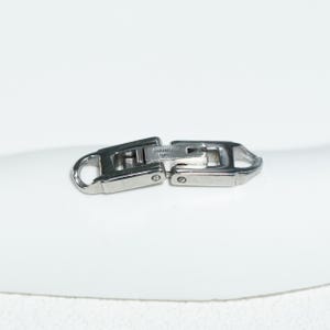 Stainless Steel Buckle Clasp,Fold Over Clasp For 1 Strand, Cuban Chain Clasp, Connector Clasp, Spring Clasp , Interlocking Clasp, Flat Clasp