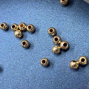 14K Gold Filled Round Beads, Gold Filled Glossy Round Beads, Gold Round Spacer Bead, 2mm 2.5mm 3mm 4mm 5mm 6mm 7mm 8mm 10mm