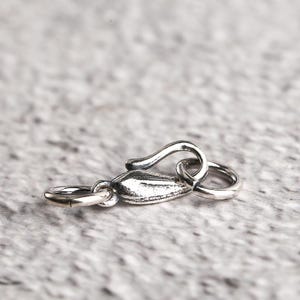 Sterling Silver Hook Clasp, Thai Silver, Necklace Connector CD127