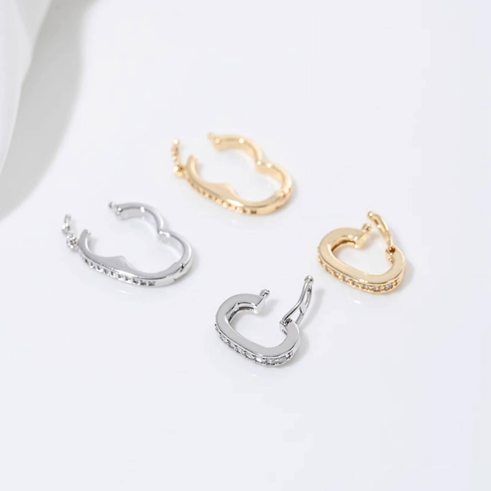 14K Gold Plated Shortener Enhancer Clasp for Pearl Bracelet Necklace ...