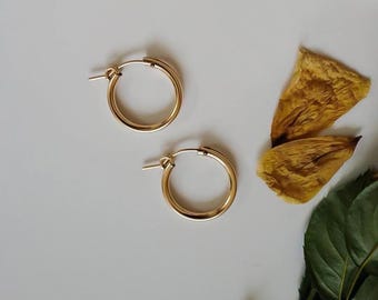 14K Gold Filled Hoop Earring, Earwire Component