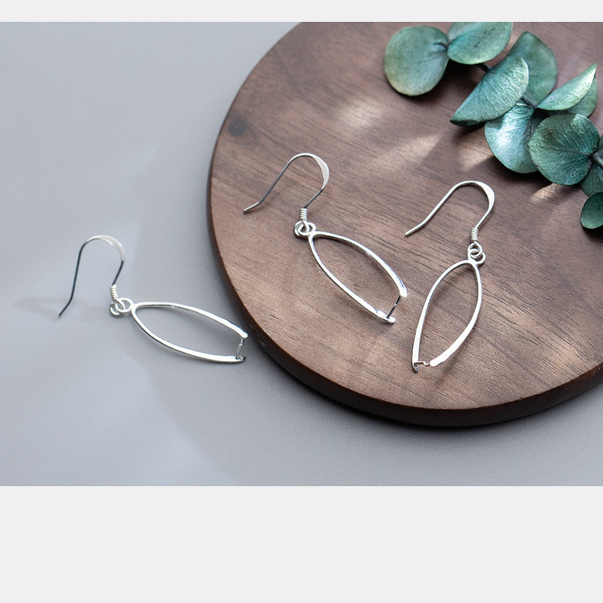 Sterling Silver Ear Hook With Pinch Bail Earring Making 925 Etsy