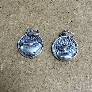 925 sterling silver Round Tag Twelve Zodiac, Rat, ox, tiger, rabbit, dragon, snake, horse, sheep,monkey,rooster,dog,pig silver charm