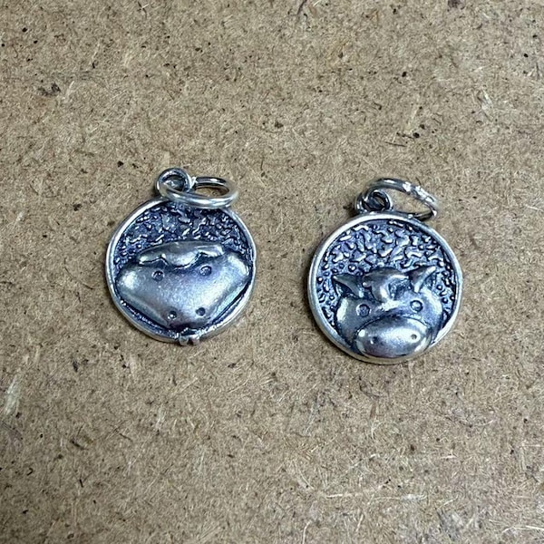 Sterling Silver Zodiac Animal Charm, Chinese Astrology Pendant