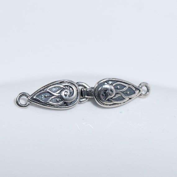 Sterling Silver Hook Clasp, Thai Silver, Necklace Connector