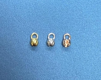 20pcs Sterling Silver Crimp Cover Beads, s925 Silver Crimp Beads For Jewelry Making Supplies, Cover Bead 3.3mm 3.8mm 4.8mm