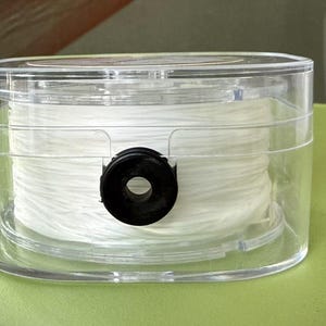 Hilo elástico resistente para abalorios, de colores, de 90 m y 0,8 mm, ideal para collares y pulseras, para hacer joyas.