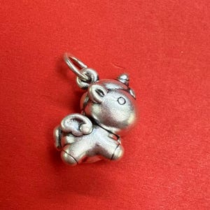 Sterling Silver Unicorn Charm Pendant, Horse Bracelet, Magical Necklace, Mythical Earring, Small Charm, Fairy Tale Jewelry, Animal Charm
