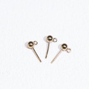 14k Gold Filled Ball End Head Pins - Jewelry Making Supplies - Choose Gauge & Length