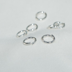 Ovale ringetje 925 sterlingzilver, sieradenbenodigdheden