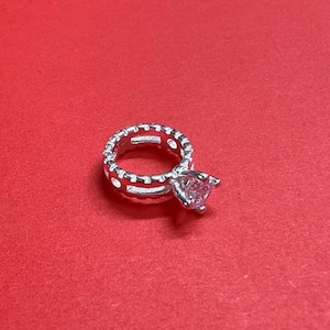 Sterlingzilveren trouwring bedelhanger, bruidarmband, bruidegom ketting, jubileumbedel, liefdessieraden, verlovingsring bedel