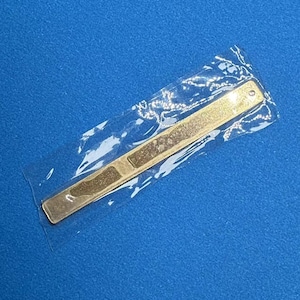 14 kt gold filled rechthoekige bedel, benodigdheden voor het maken van sieraden