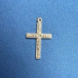 14K Gold Filled Cross Charms, Gold Filled Cross Charm, Gold Jesus Cross Charm, Necklace Charm, Bracelet Charm, Jewelry Making Supplies
